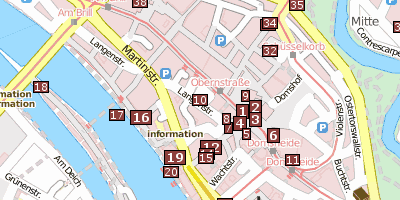 Bremer Stadtwaage Stadtplan