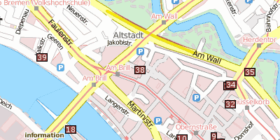 Stadtplan Gewerbehaus Bremen