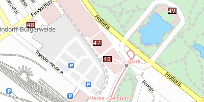 Stadtplan Messezentrum Bremen Bremen