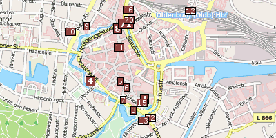 Stadtplan Oldenburg