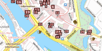 Probstei St. Johann Bremen Stadtplan