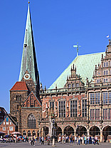 Rathaus Ansicht Sehenswürdigkeit  Rathaus und Kirche Unser Lieben Frauen