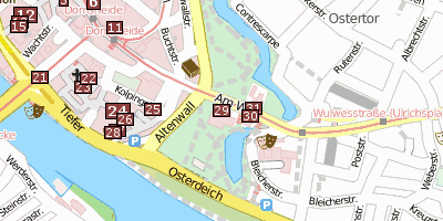 Stadtplan Bremer Kunsthalle Bremen